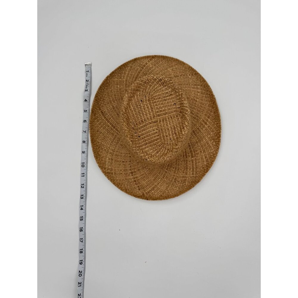 Fedora/Boater silhouette - Wide Brim Straw Sun Hat New York Hat Co. Small - Picture 8 of 9